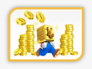 New Super Mario Bros - Mario In A Bunch Of Coins