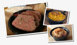 Blog Smokedmeatloaf Sweetsmashedpotatoes Caramelapplecobbler - Food