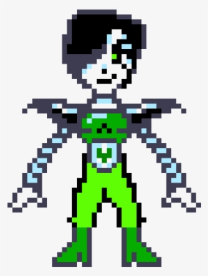 Megatron Ex - Undertale Pixel Art Grid Mettaton