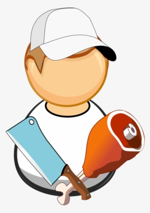 Butcher Ham Meatloaf Meat Market - Butcher Clipart