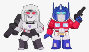 Chibi Megatron Prime - Optimus Prime Renders Transparent