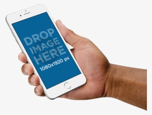 Holding Iphone 6 Png - Hand Iphone Mockup Png