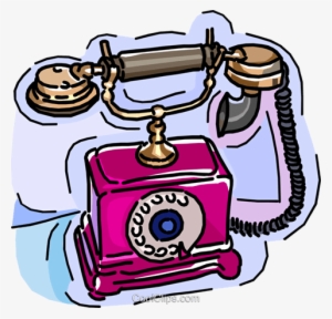Telephone, Rotary Phone Royalty Free Vector Clip Art - Telephone Clip Art