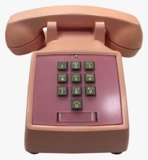 A Rare, Western Electric Pink Telephone From The 1500 - Touch Tone Pad Phone