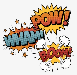 Bam Pow Zang Comics - Comic Book Sound Effects Boom