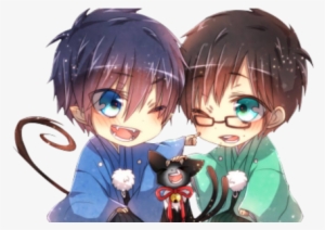 Who Is The Real Father Of Rin And Yukio Okumura From - Blue Exorcist Chibi
