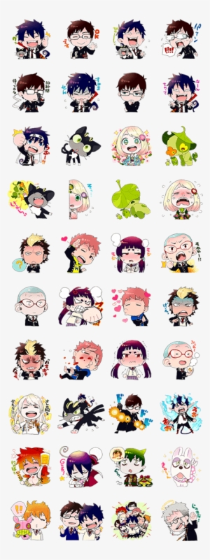 Blue Exorcist Line Sticker More Rin Okumura - Boom Calcomania Aoi No Exorcist