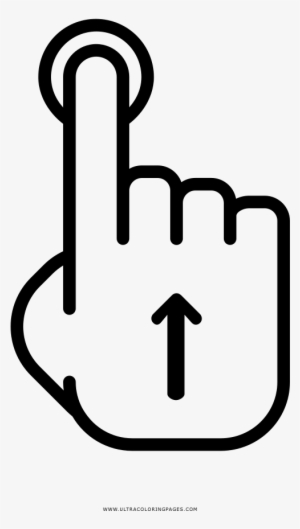 Swipe Up Coloring Page - Coloring Book