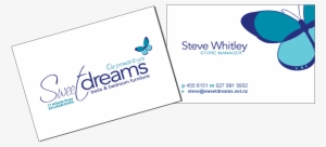 Visiting Card Logo Images, Business Cards Logo Ideas, - Sweet Dreams Business Card