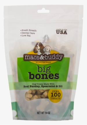 14oz Macs & Buddy Big Bones-fresh Breath - Macs & Buddy Fresh Breath Mini Bones, 14-ounce