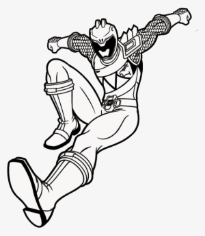 Juegos De Colorear Al Power Ranger Azul - Blue Power Ranger Coloring Page