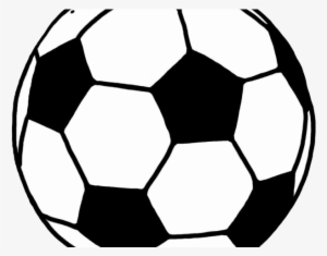 Drawn Football Outline - Black And White Soccer Ball With Flames