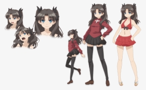 Fate Stay Night Fate Zero Rin Tohsaka Dark Brown /