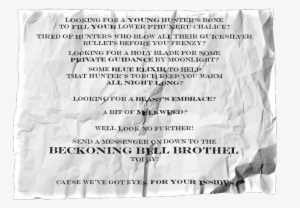 “ [[for All Your Innuendo Needs, Courtesy Of Whoever - Wrinkled Paper