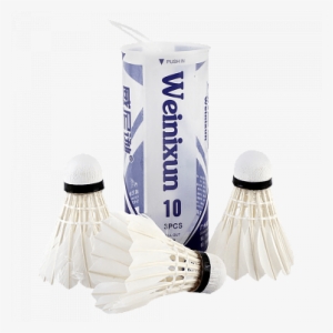 Weinixun Feather Shuttle Cock For Indoor/outdoor Player, - Badminton