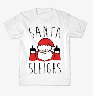 Santa Sleighs Parody Kids T-shirt - T-shirt