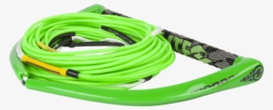 Hyperlite Team A Line Package Green - 20 Ft Knotted Surf Rope