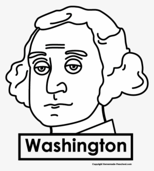 Click To Save Image - George Washington Simple Drawing
