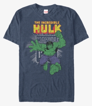 Marvel Stamp Incredible Hulk T-shirt - T-shirt-hulk-12-cent-pose