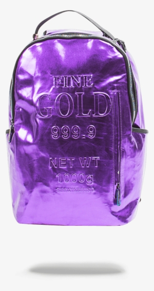 Sprayground- Gold Brick Backpack - Saweetie Bags Sprayground