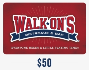 $50 Visa Gift Card Png For Kids - Walk On Independence Bowl