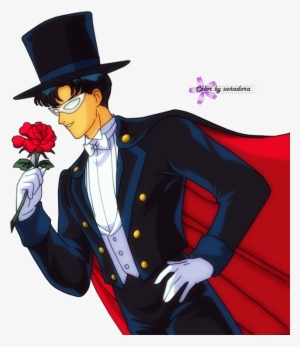 Lineart Color Tuxedo Mask2 By Karenpa-d5kexre - Calendar Ink Sailor Moon 2017 Wall Calendar
