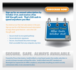 Visa Gift Card - We Want You Back Email