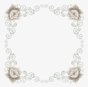 Minou Frame Vintage Flower Gray - Un Caldo Abbraccio Buongiorno