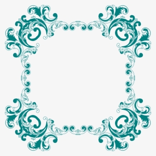 Floral Design Flower Vintage Floral Ornament Computer - Frame Vector Png Vintage