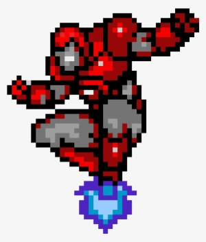 More Iron Man - Pixel Art Iron Man