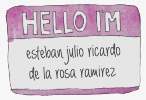 Who Remembers Him - Hello My Name Is Transparent