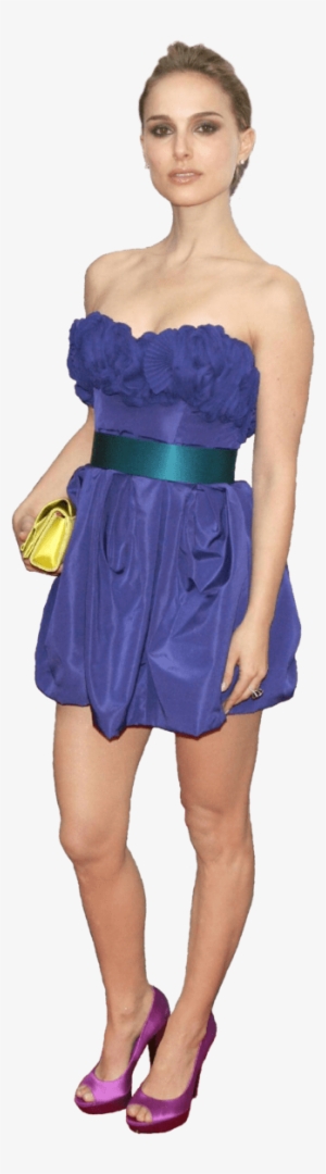 At The Movies - Natalie Portman Blue Dress