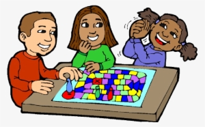 Kids Board Gameclip Art Play Board Games Clipart Png - Play Game Clipart Transparent