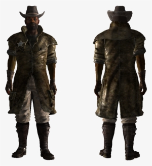 Sheriffs Duster - Fallout Junior Officer Outfit