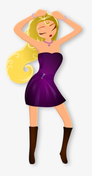 Ballet Dancer Blond Disco - Girl Dance Clipart Png