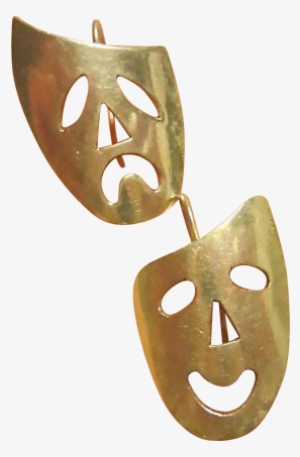 Taxco Sterling Silver 925 Artist Hand Made Comedy Tragedy - Taxco