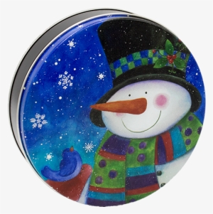 Top Hat Snowman Gift Tin Quantity(12)