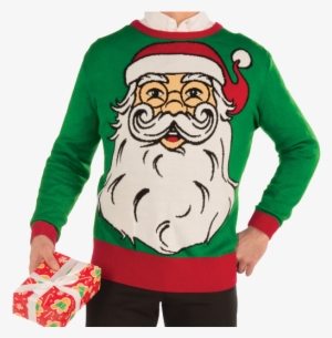 Big Santa Sweater {medium} - Men Costumes Funnys Adults