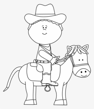 Horse Black And White Google Search The - Cowboy Clipart Black And White