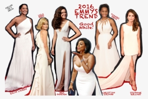 2016 Emmys Trend → Good White - Gown
