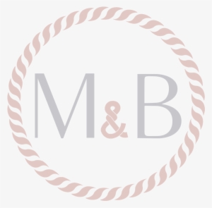 Our Wedding Monogram Has Our Initials, M& B And The - Badge De Esfuerzo En Clases