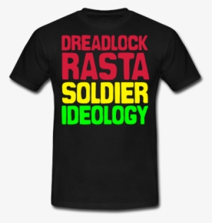 Black Dreadlock Rasta T Shirts - T-shirt