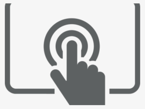 Finger Clipart Touch Screen - Touch Screen Logo Png