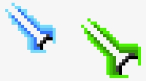 Green Energy Sword New - Pixel Energy Sword