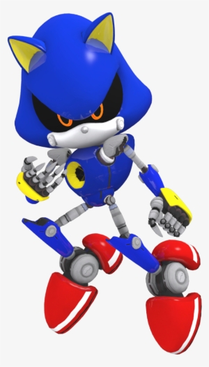 Metal Sonic - Png - Metal Sonic And Sonic Running