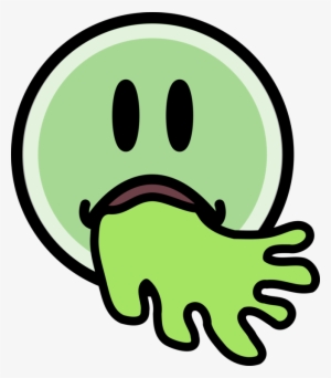 Vomiting Smiley Computer Icons Emoticon Face - Vomit Clipart