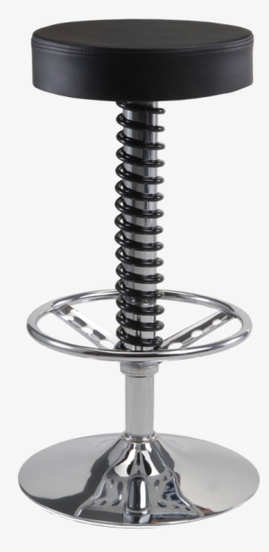 Pitstop Furniture Pit Crew Bar Stool - Black