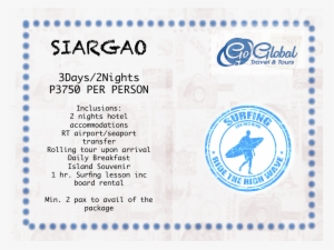 Siargao Label - Siargao Island Tour Packages