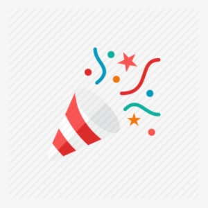 Party Poppers 512 - Party Popper Transparent Background Confetti