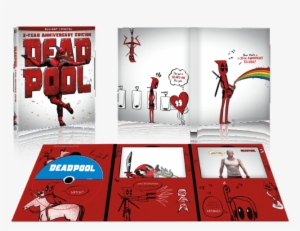Deadpool Brings Sackload Of Party Favors For A Two - Deadpool 2 Blu Ray Steelbook